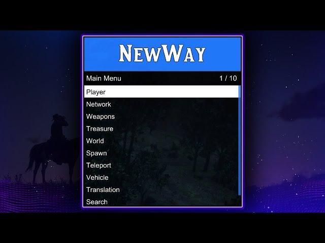 *Updated* NEWWAY MOD MENU SHOWCASE | RED DEAD ONLINE