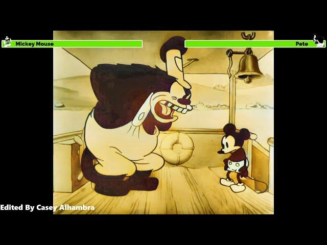 Steamboat Willie (1928) with healthbars