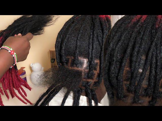 Try this easy installation unfixing #protectivestyles Artificial#dreadlocks @JANEILHAIRCOLLECTION