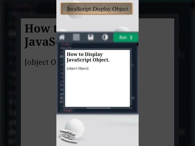 𝐉𝐚𝐯𝐚𝐒𝐜𝐫𝐢𝐩𝐭 𝐃𝐢𝐬𝐩𝐥𝐚𝐲 𝐎𝐛𝐣𝐞𝐜𝐭 | #javascript #display #object #js #html #script #tag @Educationslearning