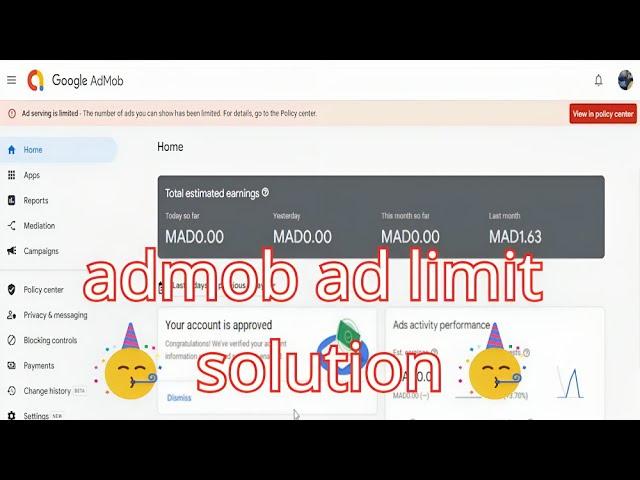 Admob Ads Limit Prevent | How to remove Ads Limit on Admob | Admob Ad Limit solution  [SOLVED] 2023