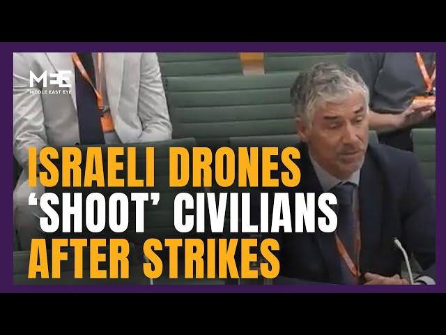 Israeli quadcopters would ‘pick off civilians’ after bombings says acclaimed British surgeon