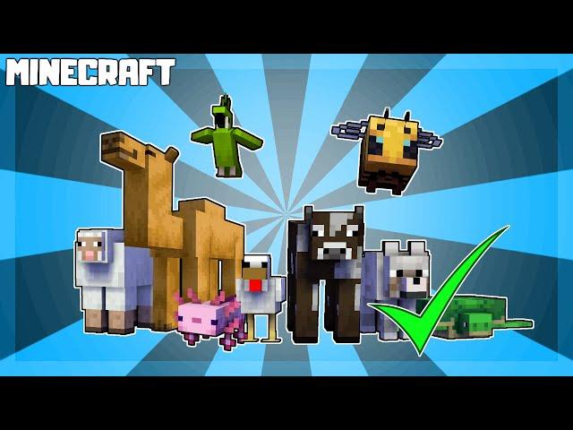 MINECRAFT | How to Breed All Animals! 1.19.2