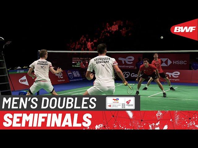 BWF Thomas Cup | Gideon/Sukamuljo (INA) vs Astrup/Rasmussen (DEN) | SF