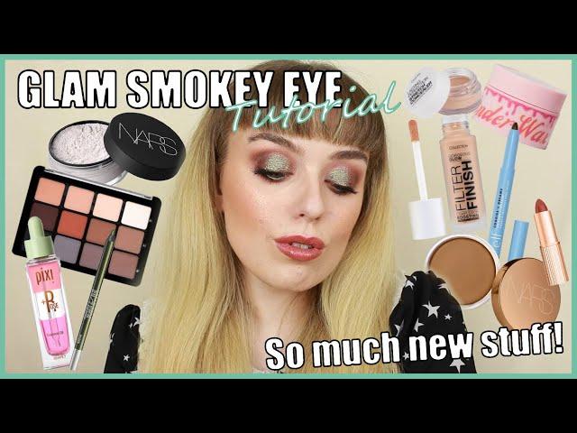 I'M BACK! Sparkly smokey eyeshadow tutorial | Auroreblogs