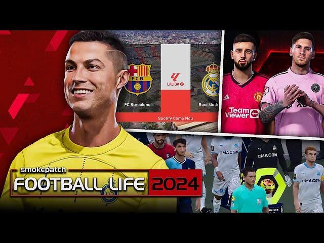 ЛУЧШИЙ ПАТЧ (СЕЗОН 23/24) на PES 2021 — SP Football Life 2024 ОБЗОР