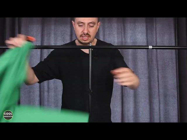 Heysily Green Screen with Stand Unboxing and Setup