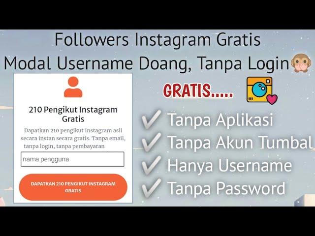 Followers Instagram Gratis Sepuasnya | Buruan dicoba