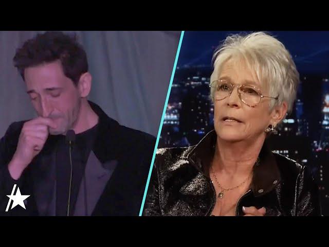 LA Fires: Jamie Lee Curtis Gets Emotional On Fallon & Adrien Brody Tears Up In Speech Over Tragedy