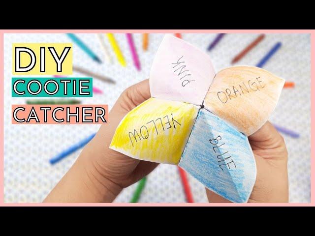 HOW TO MAKE A COOTIE CATCHER | EASY ORIGAMI CRAFTS