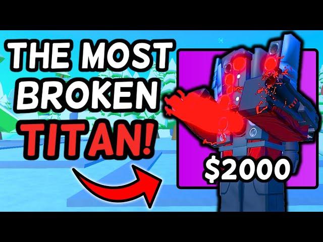 NEW HYPER TITAN *NEEDS* To Be NERFED!! (Toilet Tower Defense)