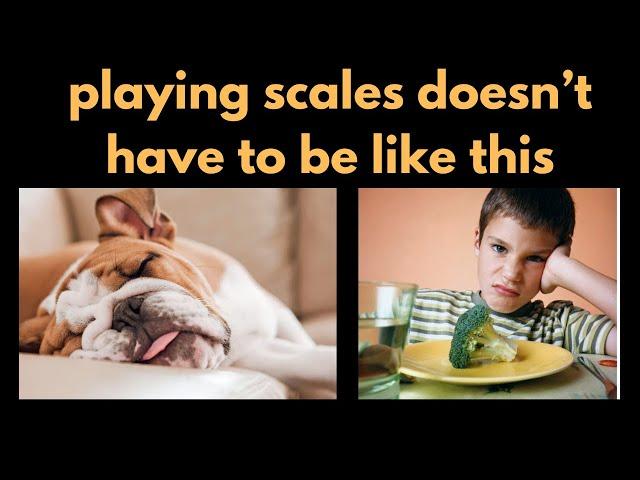 Stay Awake Playing Scales on The Guitar