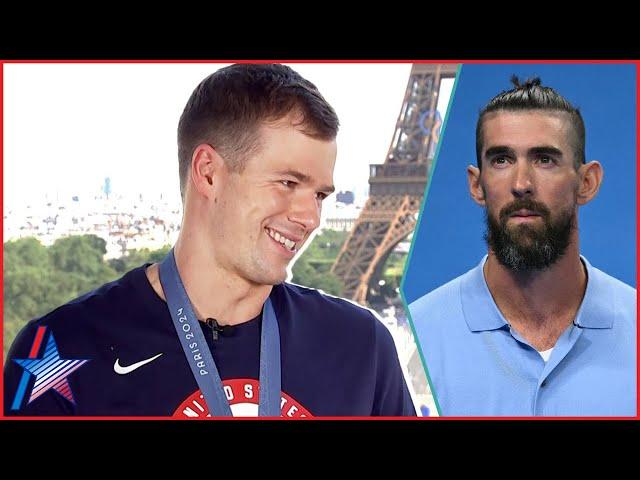 Olympian Nic Fink Reveals What Michael Phelps Told Him About His 2024 Paris Medal