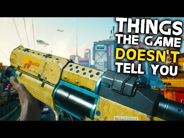 Cyberpunk 2077: 10 Things The Game DOESN'T TELL YOU