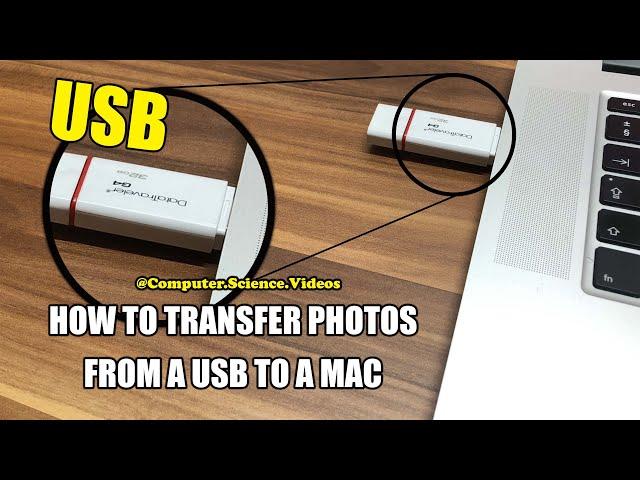 How to TRANSFER Photos From USB to Mac - Basic Tutorial | New