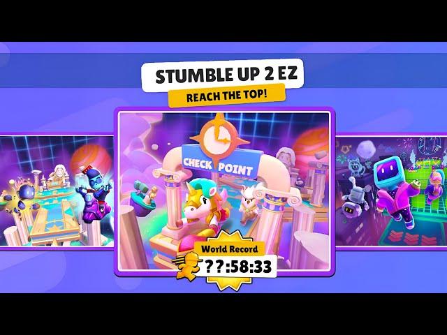 I Finished New "STUMBLE UP 2 EZ" - Stumble Guys 0.78