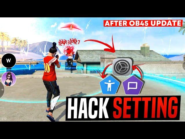 After Update Talkback No Recoil Setting | free fire headshot setting