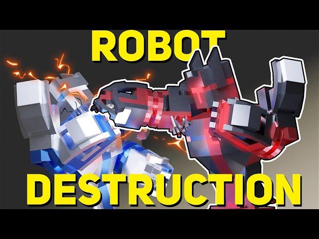 Adding DESTRUCTION to my ROBOT BOXING GAME | Circuit Clash Devlog #2