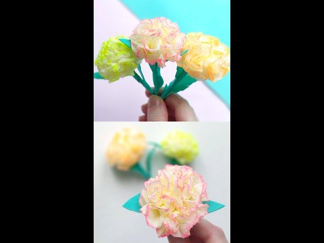 DIY Tissue Paper Flower  Paper Napkin Flower  Paper Craft