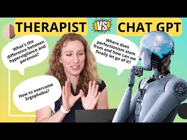 Therapist vs. Artificial Intelligence - I answer your questions #chatgpt #mentalhealth