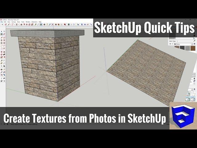 Importing Images as Textures in Your SketchUp Model - SketchUp Quick Tips