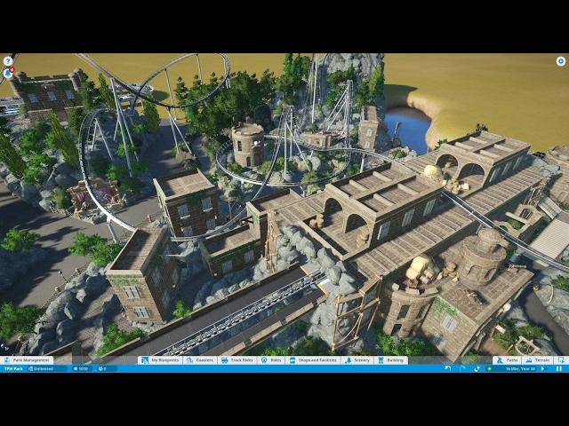 Let's Play Planet Coaster Episode 9 - Pirate Theming & Rockwork