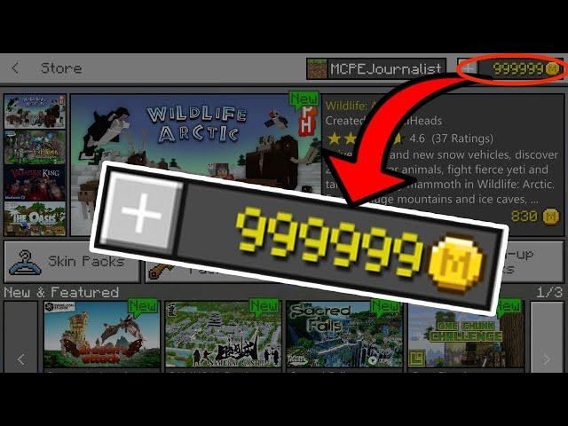 COMO CONSEGUIR MOEDAS DE GRAÇA NO MCPE