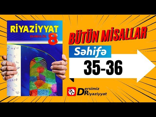 Riyaziyyat 8 ci sinif. seh 35-36. Pifaqor Teoremi / dersimiz riyaziyyat