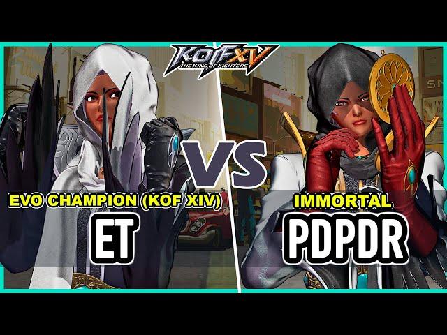 KOF XV  ET (Random/Najd/Goenitz) vs Pdpdr (B.Jenet/Najd/Sylvie)