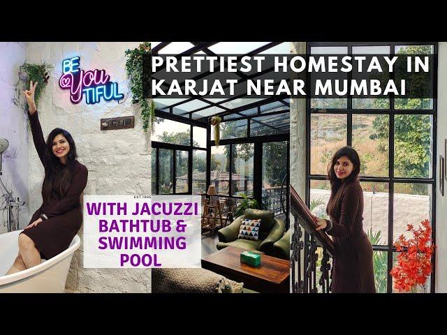 Karjat|Prettiest home in Karjat|With Jacuzzi|Swimming pool|River view|Maharashtra