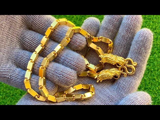 Solid 999.9 (24K) Gold Dragon Chain