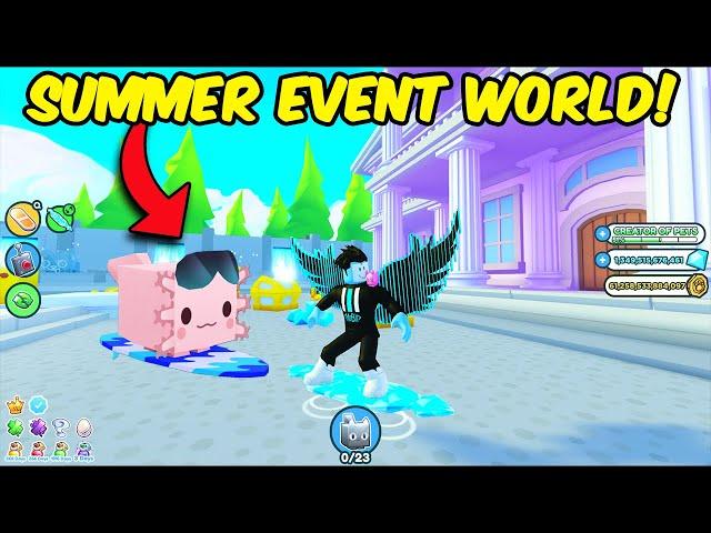 PREPARING for the Summer Event World in Pet Simulator X! #petsimx #roblox