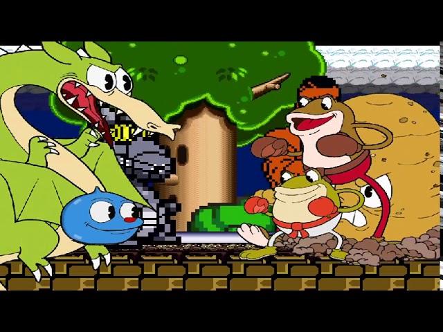 NICK54222 MUGEN: Team Goopy Le Grande VS Team Ribby & Croaks (Michael A R)