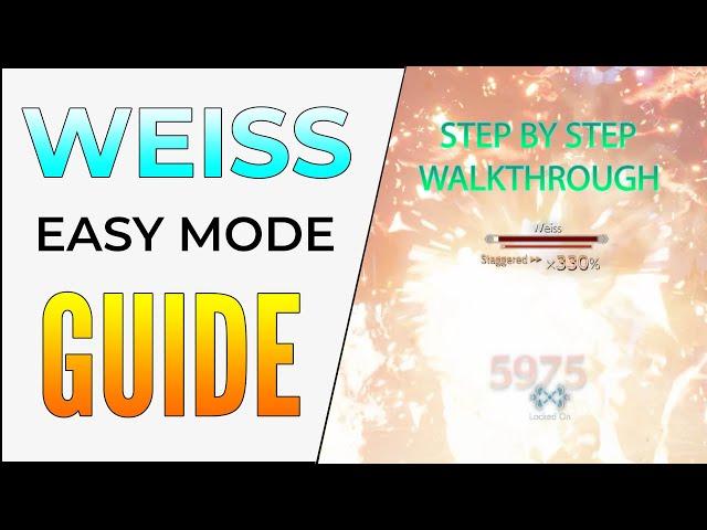 WEISS GUIDE EASY MODE STRATEGY - FF7 Remake Intergrade
