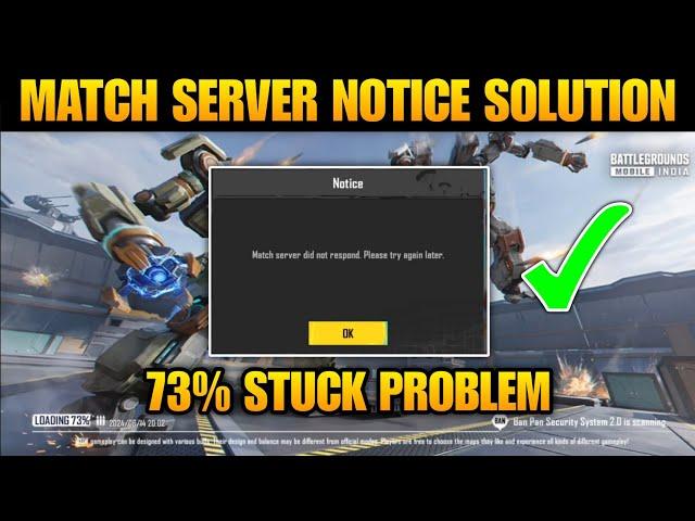 73% Stuck Problem In Bgmi | 73% Loading Problem In Bgmi Solution | How to Fix Bgmi 73% Loading ?