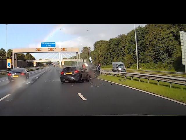 M62 crash - So much is wrong with this clip