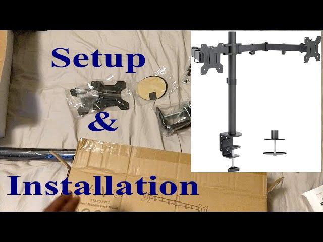 VIVO Dual LCD LED Monitor Desk Mount Stand: In-depth Installation and Setup