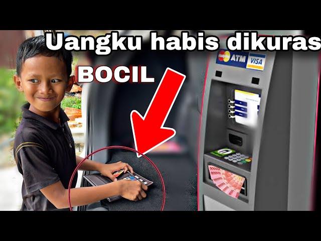 Bocil ini Nekat mencuri atm demi pacar nya,habis semua saldo Atm