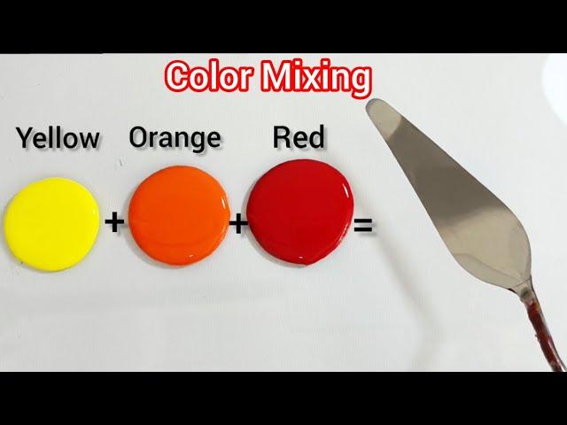 Guess the final color  | Satisfying video | Color mixing video | Paint mixing video