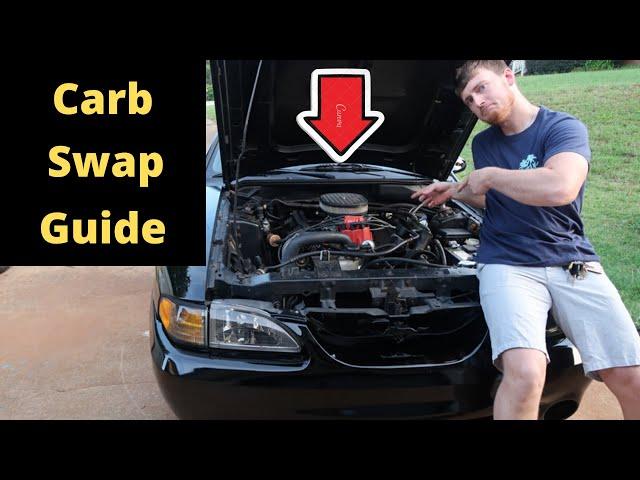 Sn95 Carb Swap guide for 5.0L mustangs.