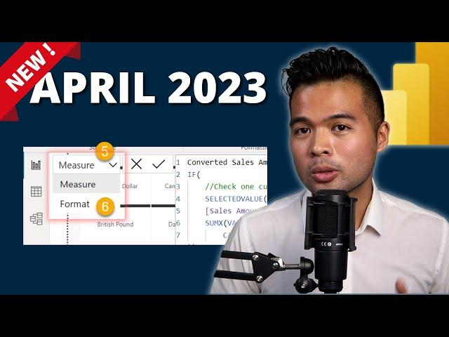 POWER BI APRIL 2023 UPDATE including Dynamic Format Strings, RANK and ROWNUMBER Functions and More