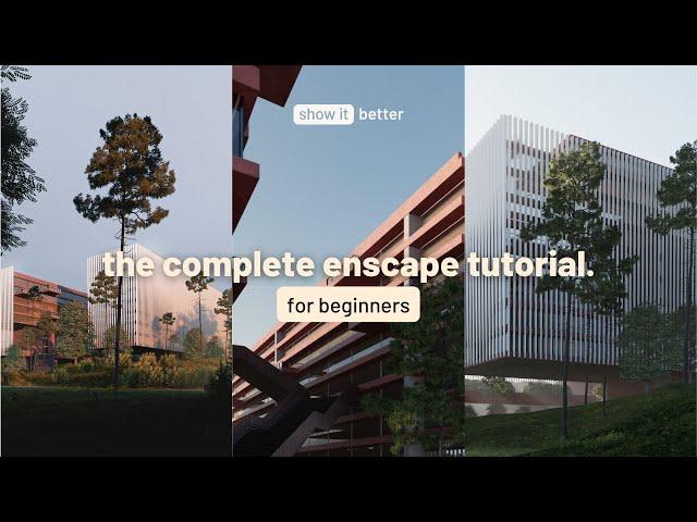 Enscape for beginners / creating architectural renders