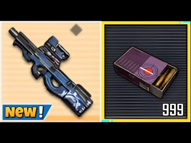 LEGENDARY P90 STEEL FRONT WITH CORRODED AMMO  PUBG METRO ROYALE
