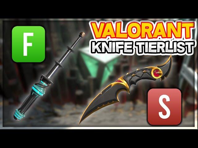 Ranking All The Valorant Knife Skins #valorant