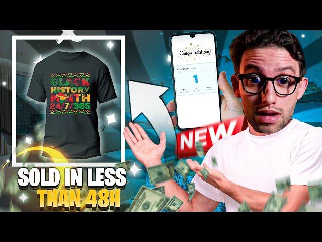 Merch By Amazon Merch On Demand Tier 10 Tutorial - I Made 1 Sale In Less Than 48h