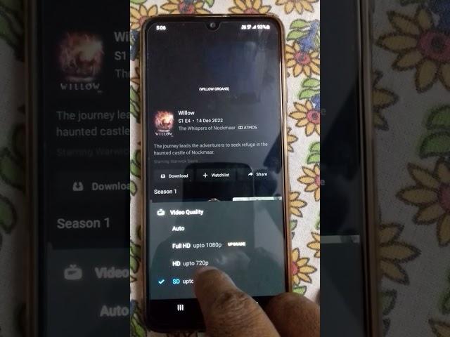 how to set video quality in Hotstar apps | SD, HD, Auto #shorts #hotstar