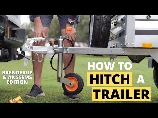 How to Hitch a Trailer - Unbraked Trailer - eg Anssems / Brenderup Trailer Edition