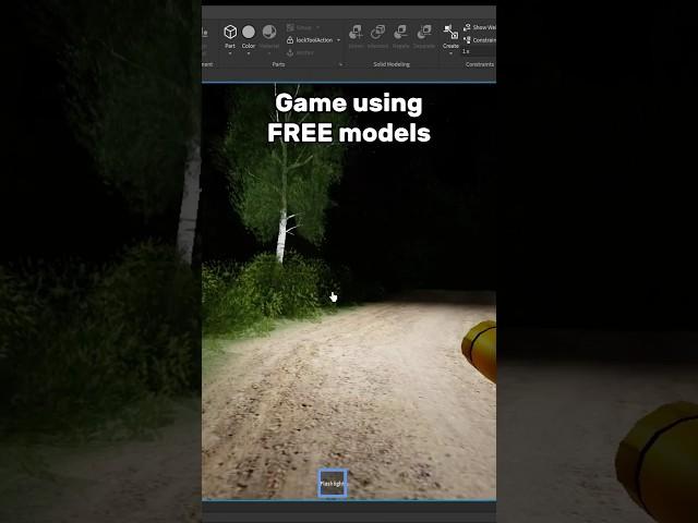 I made a game using FREE MODELS in Roblox studio #robloxdev #robloxstudio #robloxdeveloper