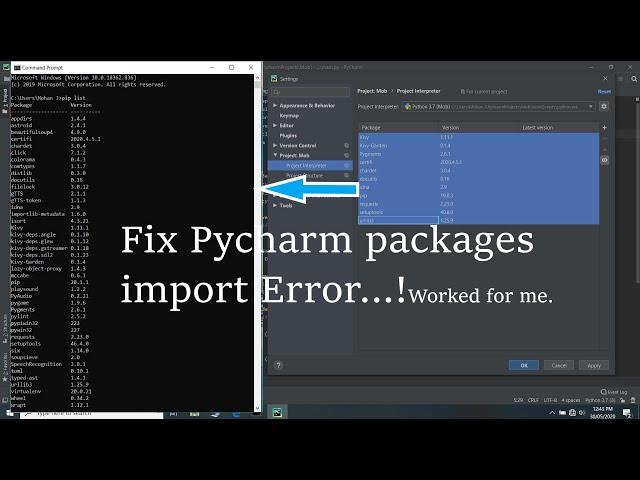 Pip installed packages not showing in Pycharm | Python packages in Pycharm | Fix