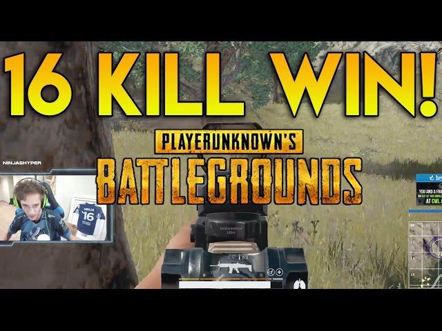 16 Kill Win! (PLAYERUNKNOWN'S BATTLEGROUNDS)